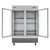 Koolmore RIF-2D-GD 47 Cu. Ft. Stainless Steel Glass Door Reach-In Freezer - 115 Volts