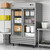 Koolmore RIF-2D-GD 47 Cu. Ft. Stainless Steel Glass Door Reach-In Freezer - 115 Volts