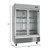Koolmore RIF-2D-GD 47 Cu. Ft. Stainless Steel Glass Door Reach-In Freezer - 115 Volts