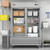 Koolmore RIF-2D-GD 47 Cu. Ft. Stainless Steel Glass Door Reach-In Freezer - 115 Volts