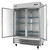 Koolmore RIF-2D-GD 47 Cu. Ft. Stainless Steel Glass Door Reach-In Freezer - 115 Volts