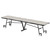 National Public Seating MBT12 30" W Rectangle 14 Gauge Steel Bedrock Laminate Mobile Cafeteria Table