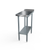 NBR Equipment TG-F1830 18" W x 30" D x 37.25" H Galvanized Open with Undershelf Economy Filler Table