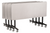 National Public Seating TGT2448 24" W Rectangular 14 Gauge Steel NPS ToGo Table