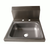 NBR Equipment HS2-D2-S 17" W x 17" D x 22" H Stainless Steel Handsink