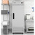 Koolmore RIF-1D-SS 23 Cu. Ft. Stainless Steel Solid Door Reach-In Freezer - 115 Volts