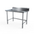 NBR Equipment TS6-6030R5-X 60"W x 30"D x 40.75"H Stainless Steel with 5" Backsplash Premium Work Table