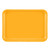 Cambro 46504 6" x 4.25" Mustard High-Impact Fiberglass Rectangular Camtray
