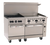 Wolf C60SS-4B36GT-NG 60" W 4 Burners Natural Gas Challenger XL Restaurant Range - 250,000 BTU