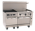 Wolf C60SS-4B36GT-LP 60" W 4 Burners Natural Gas Challenger XL Restaurant Range - 250,000 BTU