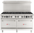 Wolf WX60-10BN-QS-COMMANDER 60" W 10 Burners Natural Gas WX Series Restaurant Range - 340,000 BTU