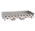 Wolf ASA48-QS-COMMANDER-NG 48" W Stainless Steel Natural Gas Countertop Gas Heavy Duty Griddle - 108,000 BTU
