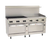 Wolf C72SC-6B36GT-NG 72" W 6 Burners Natural Gas Challenger XL Restaurant Range - 310,000 BTU