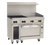 Wolf C48C-4B24GT-LP 48" W 4 Burners Natural Gas Challenger XL Restaurant Range - 195,000 BTU