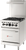 Wolf WX24-4BN-QS-COMMANDER 24" W Stainless Steel 4 Burners Natural Gas WX Series Restaurant Range - 143,000 BTU