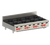 Wolf AHP848-LP 48" W Stainless Steel Liquid Propane Countertop Achiever Hotplate - 240,000 BTU
