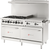 Wolf WX60F-6B24GP-QS-COMMANDER 60" W 6 Burners Liquid Propane WX Series Restaurant Range - 258,000 BTU,