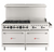 Wolf WX60F-6B24GP-QS-COMMANDER 60" W 6 Burners Liquid Propane WX Series Restaurant Range - 258,000 BTU,