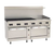 Wolf C72SC-8B24GT-NG 72" W 8 Burners Natural Gas Challenger XL Restaurant Range - 350,000 BTU