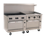 Wolf C72SS-6B36GT-NG 72" W 6 Burners Natural Gas Challenger XL Restaurant Range - 310,000 BTU