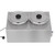 Koolmore CFW-4T 8 Qt. Stainless Steel 20 Gauge Electric Countertop Food Warmer with Faucet - 115 Volts