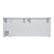Koolmore SCF-20C 20 Cu. Ft. Aluminum White Solid Hinged Door with Lock Chest Freezer - 115 Volts
