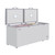 Koolmore SCF-20C 20 Cu. Ft. Aluminum White Solid Hinged Door with Lock Chest Freezer - 115 Volts