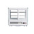 Koolmore CDC-125-WH 28" W White Countertop Refrigerated Display Case - 120 Volts