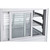 Koolmore CDC-125-WH 28" W White Countertop Refrigerated Display Case - 120 Volts