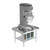 Koolmore EQT-163036 36" W x 30" D Stainless Steel 16 Gauge Equipment Stand with Undershelf