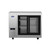 Atosa USA, Inc. SBB48SGGRAUS1 48" W x 24.5" D x 40.12" H Stainless Steel 2- Section Shallow Depth Atosa Back Bar Cooler - 115 Volts