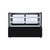 Koolmore KM-CDHF-17C-BK 17.6 Cu. Ft. Black Stainless Steel Refrigerated Bakery Display Case