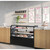 Koolmore KM-CDHF-17C-BK 17.6 Cu. Ft. Black Stainless Steel Refrigerated Bakery Display Case