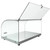 Koolmore DC-1C 0.9 Cu. Ft. Curved Front Glass Rear Door Countertop Bakery Display Case