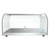 Koolmore DC-1C 0.9 Cu. Ft. Curved Front Glass Rear Door Countertop Bakery Display Case