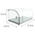Koolmore DC-1C 0.9 Cu. Ft. Curved Front Glass Rear Door Countertop Bakery Display Case