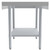 Koolmore EQT-163024 24" W x 30" D Stainless Steel 16 Gauge Equipment Stand with Undershelf