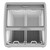 Koolmore MCF-6C 5.7 Cu. Ft. White Sliding Glass Door Ice Cream Display Chest Freezer - 115 Volts