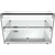 Koolmore DC-2C 1.5 Cu. Ft. Curved Front Glass Rear Door Countertop Bakery Display Case