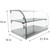 Koolmore DC-2C 1.5 Cu. Ft. Curved Front Glass Rear Door Countertop Bakery Display Case