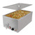 Koolmore CFW-1T 21 Qt. Stainless Steel 20 Gauge Electric Countertop Food Warmer with Faucet - 115 Volts