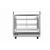 Koolmore HDC-3C-SS 3 Cu. Ft. Glass Side Panel 3 Shelves Front Open Air Countertop Display Warmer