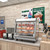 Koolmore HDC-3C-SS 3 Cu. Ft. Glass Side Panel 3 Shelves Front Open Air Countertop Display Warmer