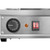 Koolmore HDC-3C-SS 3 Cu. Ft. Glass Side Panel 3 Shelves Front Open Air Countertop Display Warmer