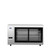 Atosa USA, Inc. SBB69SGGRAUS1 68" W x 24.5" D x 40.12" H Stainless Steel 2- Section Shallow Depth Atosa Back Bar Cooler - 115 Volts