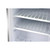 Koolmore KM-MDF46GD 4.6 Cu. Ft. White Stainless Steel Glass Door Countertop Display Freezer