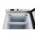 Koolmore KM-MDF46GD 4.6 Cu. Ft. White Stainless Steel Glass Door Countertop Display Freezer