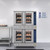 Koolmore KM-DCCO54-NG 38" W Dual Glass Door-Double Deck Natural Gas Commercial Convection Oven - 108,000 BTU