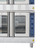 Koolmore KM-DCCO54-NG 38" W Dual Glass Door-Double Deck Natural Gas Commercial Convection Oven - 108,000 BTU