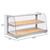 Koolmore DC-53C-B 41" W Curved Front Glass 2 Shelves Countertop Bakery Display Case